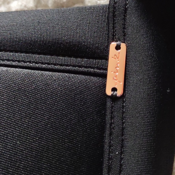 NWT Pink Victoria's Secret XXL Black Tie Halter Bikini Top - Picture 6 of 12